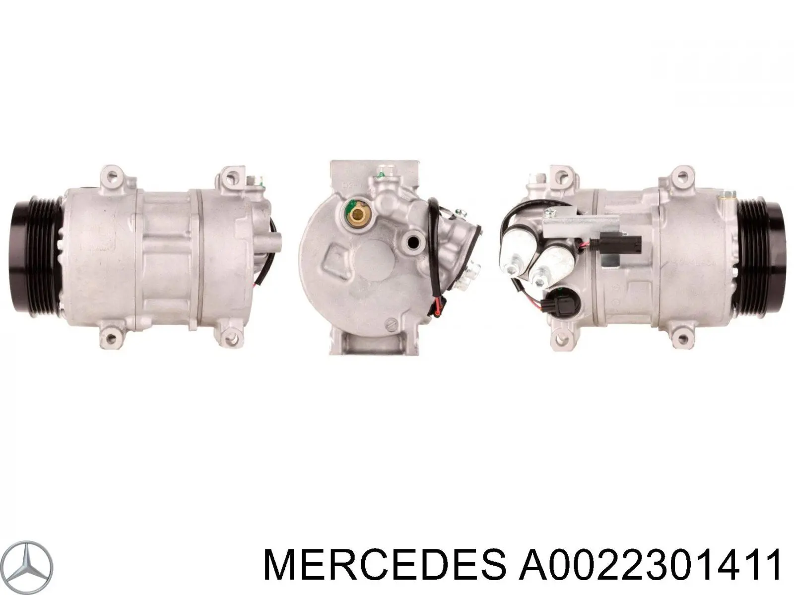 Компресор системи кондиціювання Mercedes A0022301411 ціна, від 182.79 USD