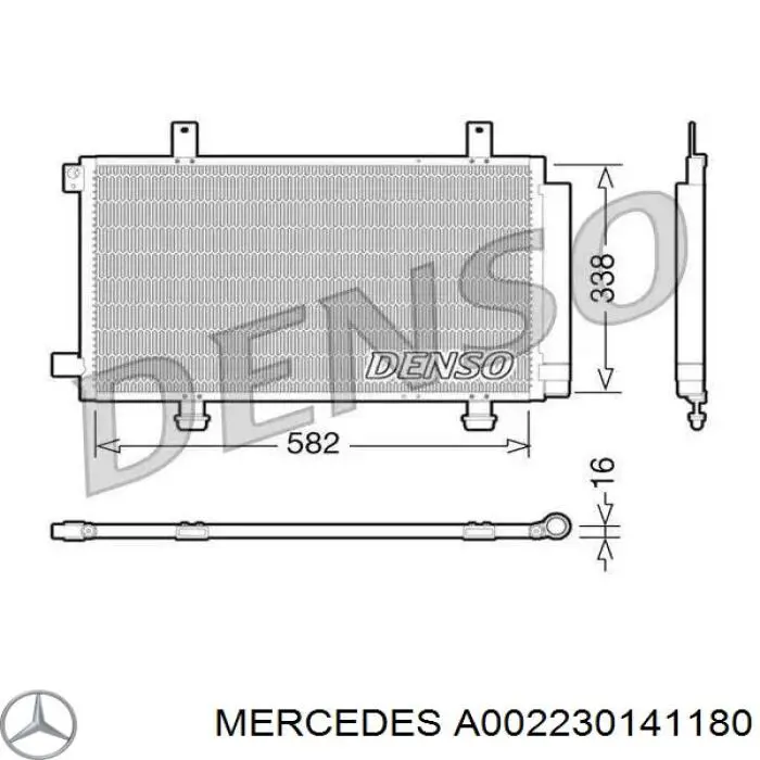 Компресор системи кондиціювання Mercedes A002230141180 ціна, від 190.04 USD