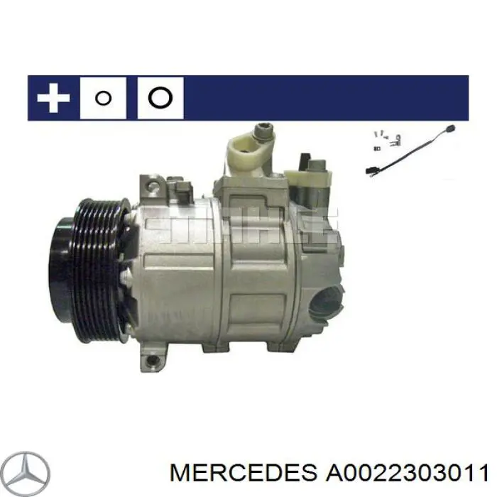 Компресор кондиціонера A0022303011 Mercedes