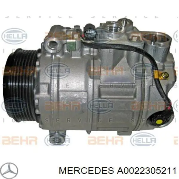 Компресор кондиціонера A0022305211 Mercedes