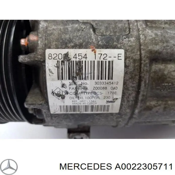 A0022305711 Mercedes компресор кондиціонера