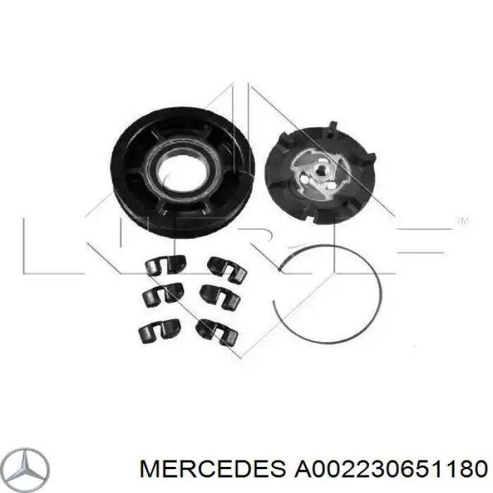 Компресор кондиціонера A002230651180 Mercedes