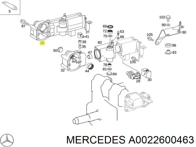  A0022600463 Mercedes