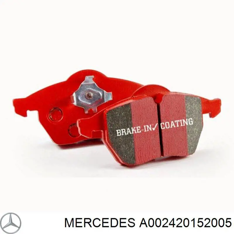 Гальмівні колодки Mercedes A002420152005 ціна, від 26.37 USD