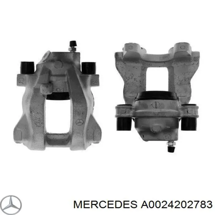 Задній гальмівний супорт лівий Mercedes A0024202783