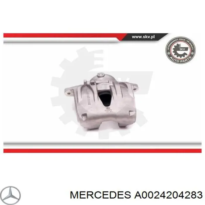 Супорт гальмівний передній правий A0024204283 Mercedes