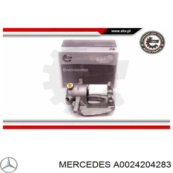 Купити A0024204283 Mercedes Супорт гальмівний передній правий