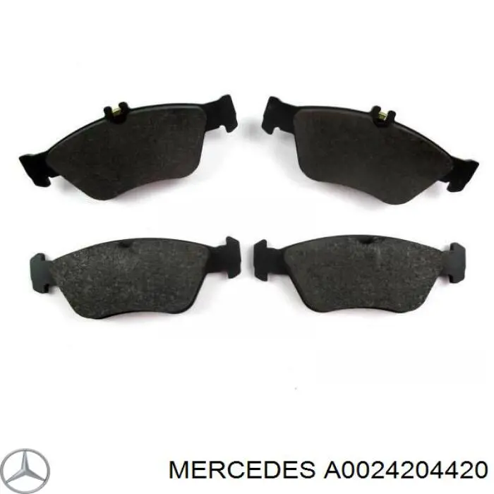 A0024204420 Mercedes Передні гальмівні колодки