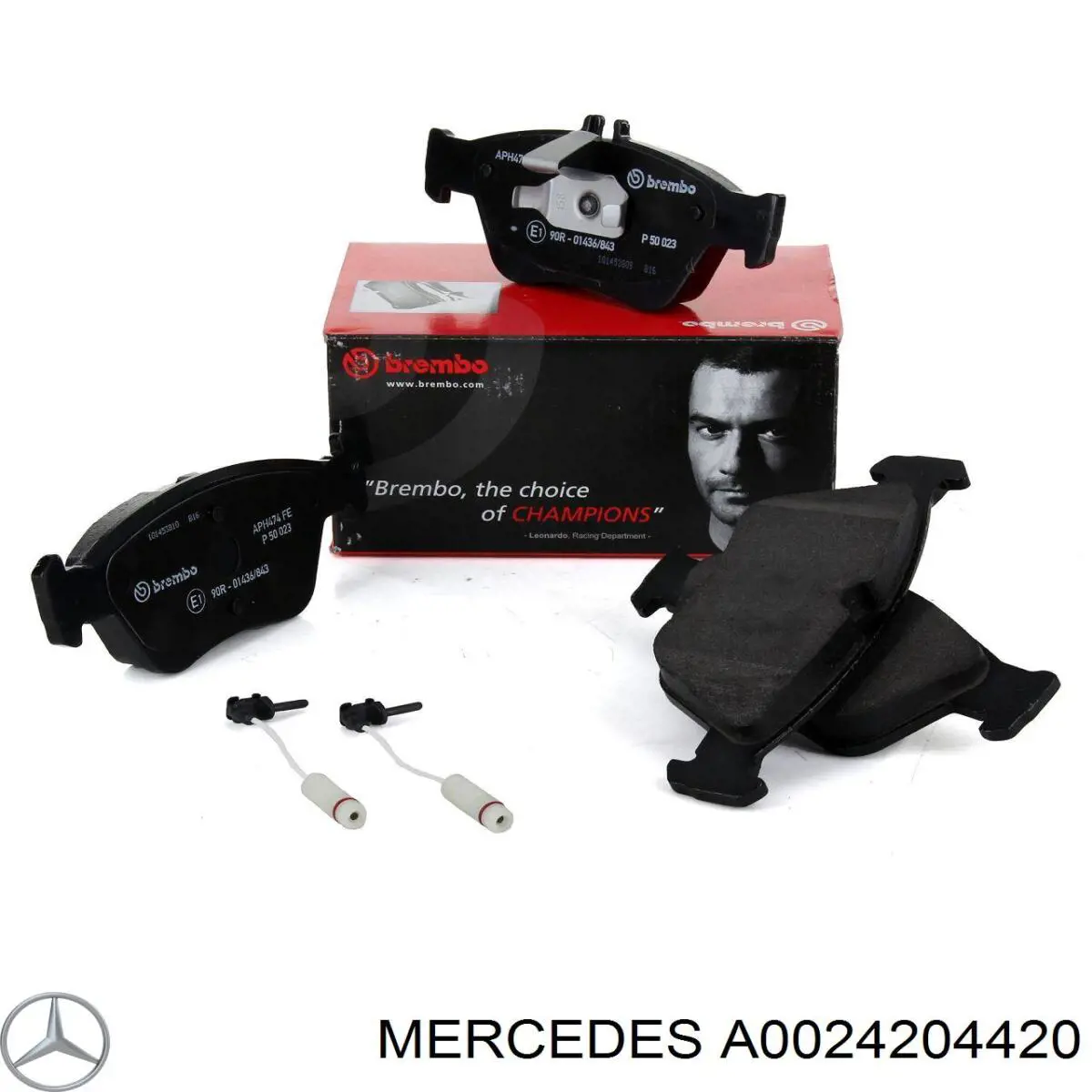 Гальмівні колодки Mercedes A0024204420 ціна, від 24.94 USD