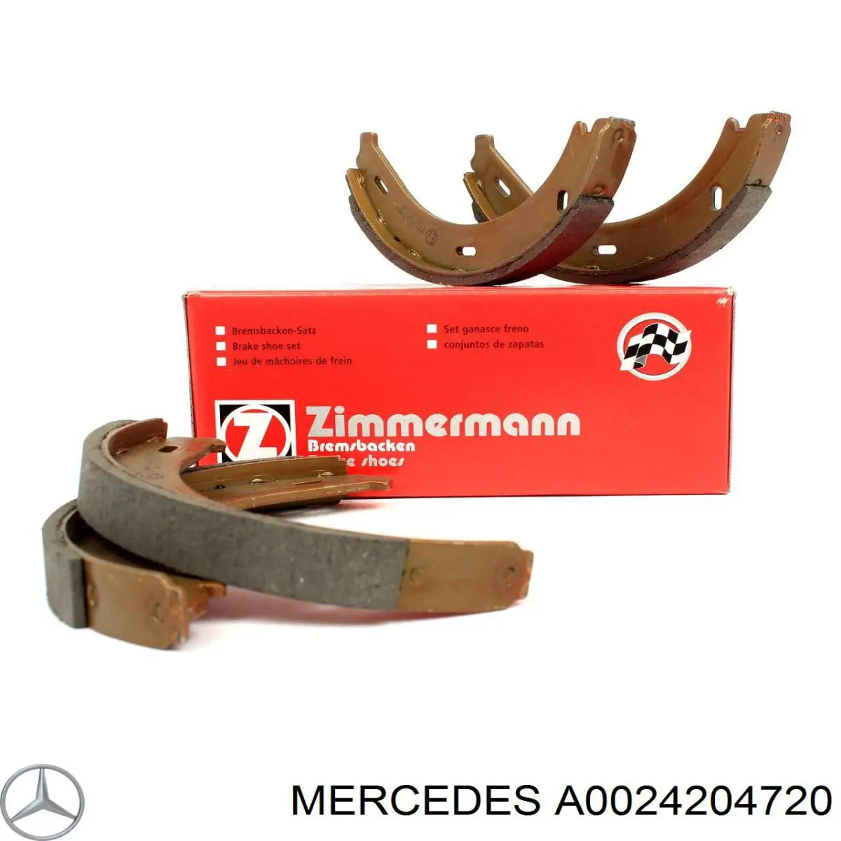 Купити A0024204720 Mercedes Гальмівні колодки гальма стоянки