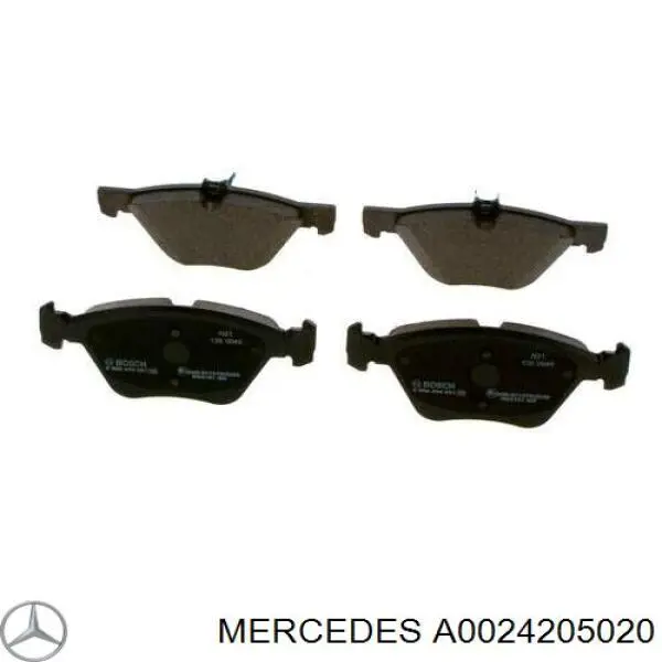 A0024205020 Mercedes Передні гальмівні колодки