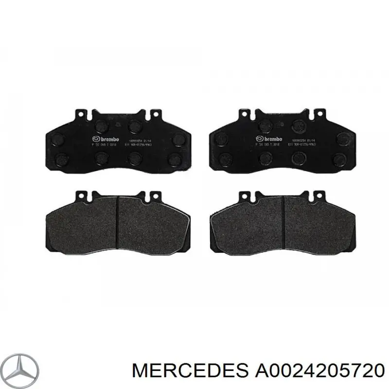 Купити A0024205720 Mercedes Задні колодки