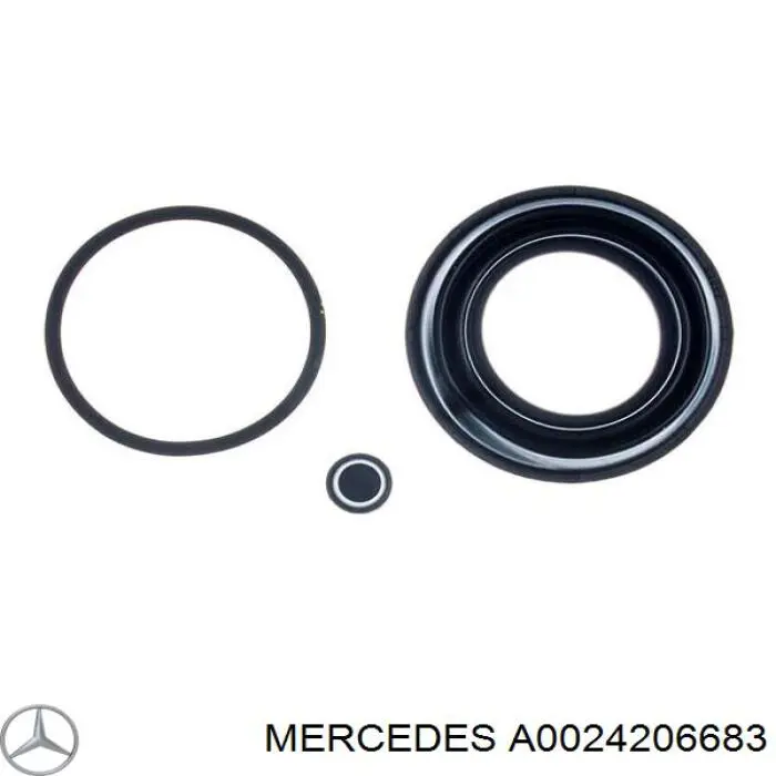 A0024206683 Mercedes Супорт гальмівний передній правий