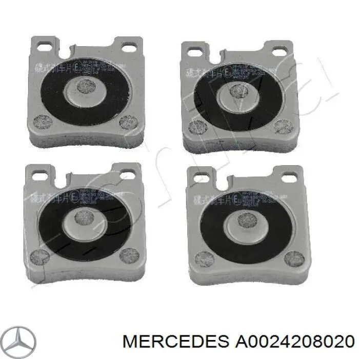 Задні гальмівні колодки Mercedes A0024208020 ціна, від 18.24 USD