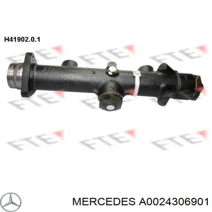 A0024306901 Mercedes Циліндр гальмівний, головний