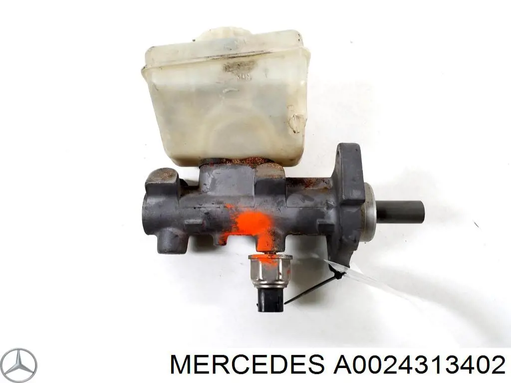 Бачок головного гальмівного циліндру (гальмівної рідини) на Mercedes ML/GLE (W163)