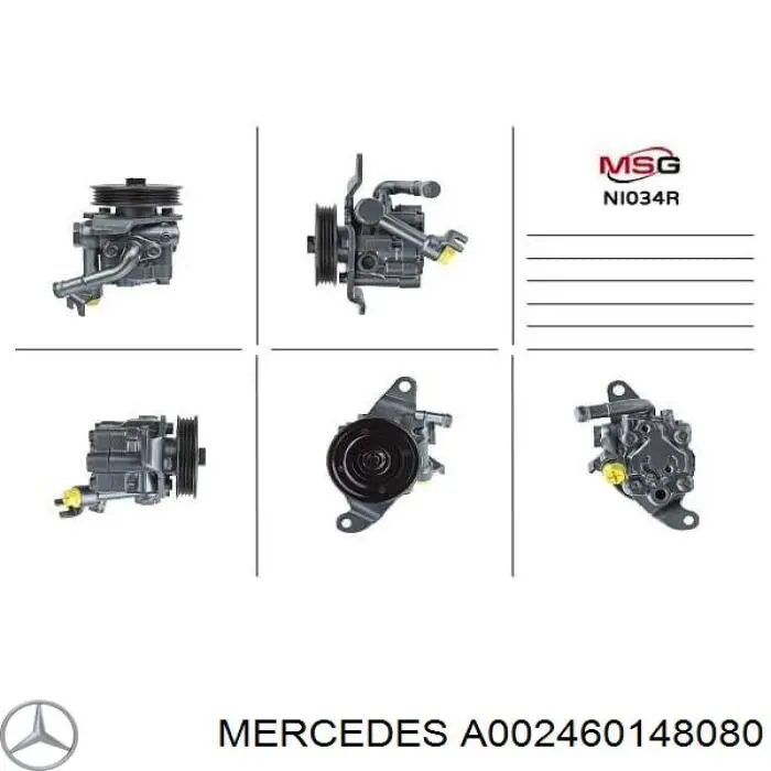 Насос ГУР A0024601480 Mercedes