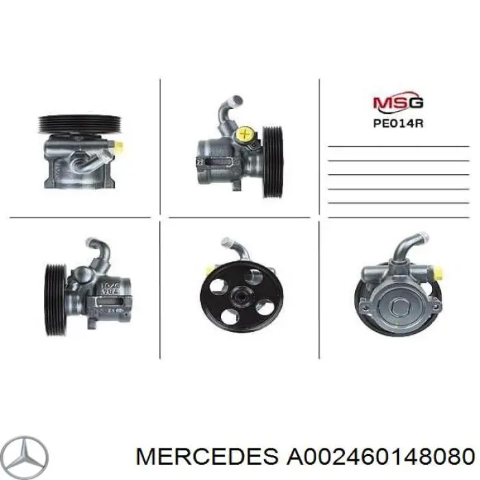Насос гідропідсилювача керма Mercedes A0024601480