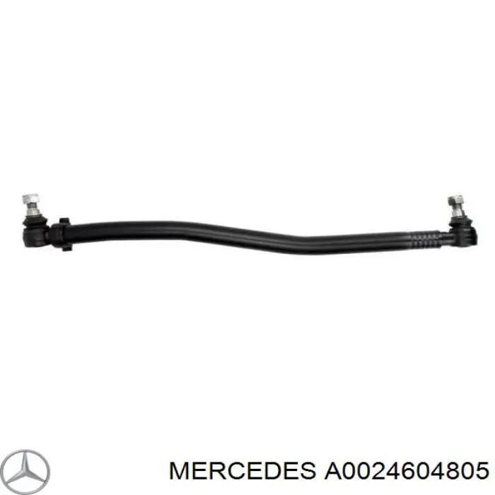Тяга рульова поздовжня, передньої підвіски A0024604805 Mercedes