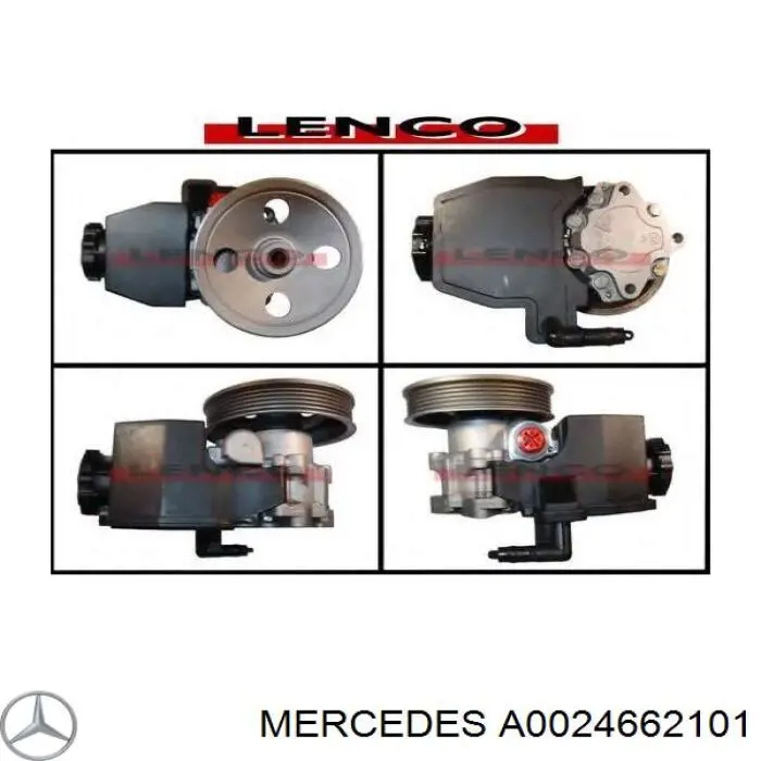 A0024662101 Mercedes Насос гідропідсилювача