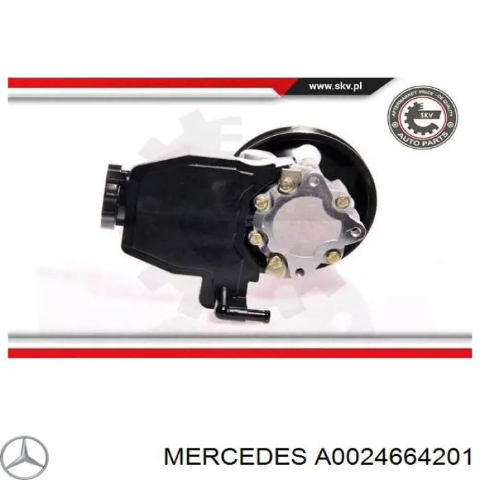 A0024664201 Mercedes Насос гідропідсилювача