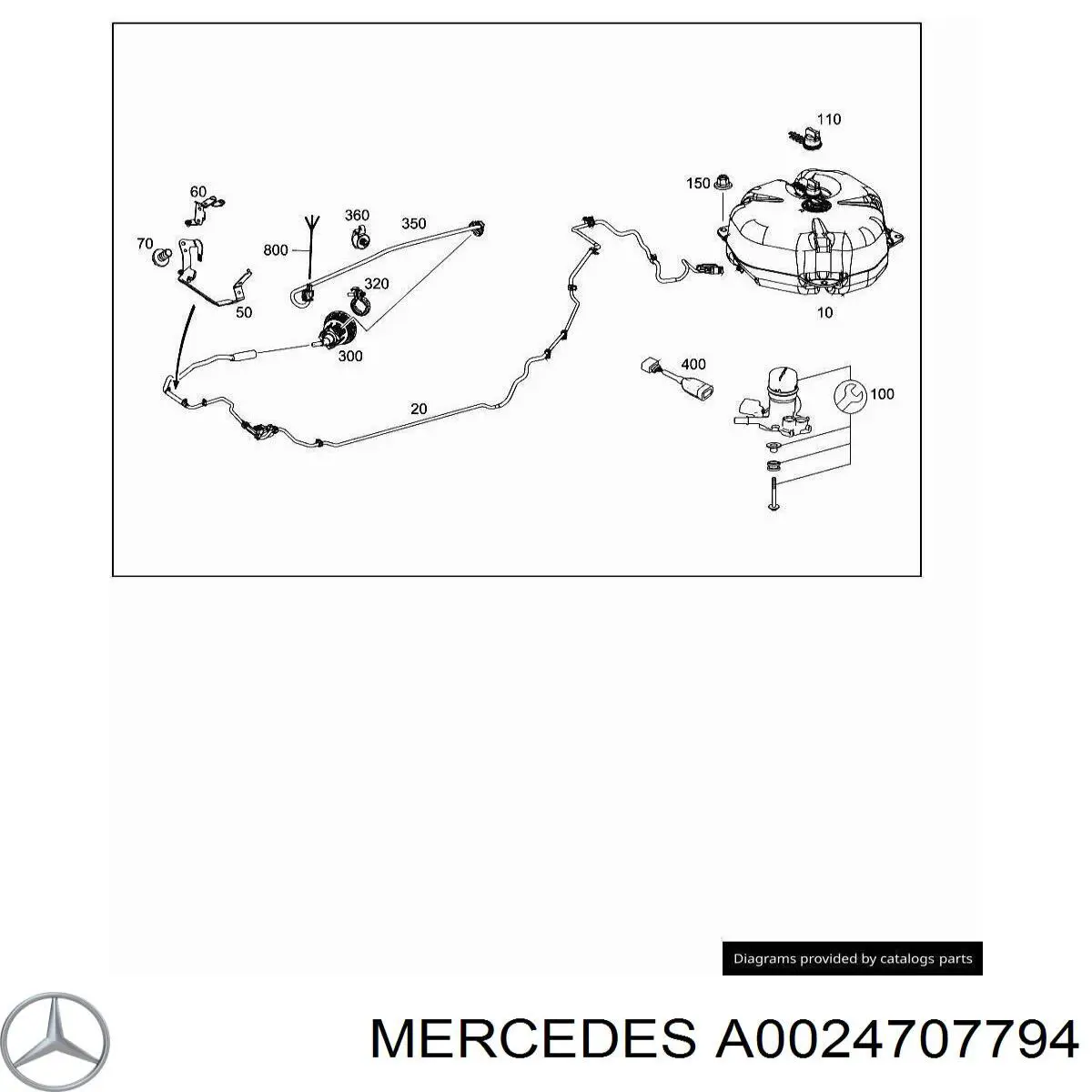 Насос AD BLUE Mercedes A0024707794 ціна, від 330.97 USD