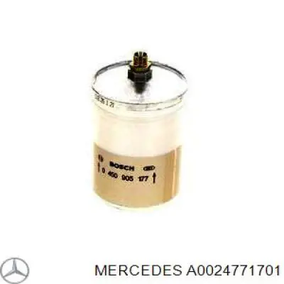 Фільтр тонкого очищення палива Mercedes A0024771701 ціна, від 9.15 USD
