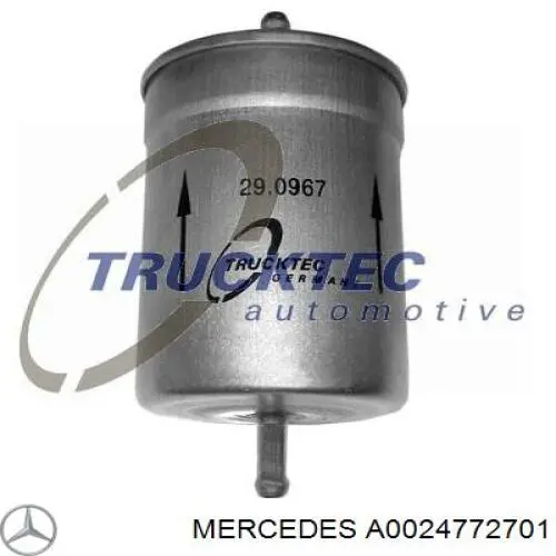 Фільтр тонкого очищення палива Mercedes A0024772701 ціна, від 22.22 USD