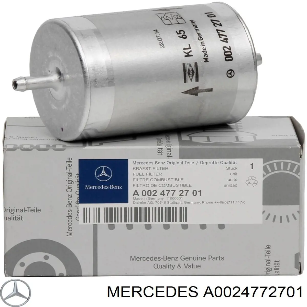 A0024772701 Mercedes фільтр паливний