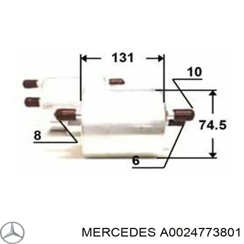 Паливний фільтр A0024773801 Mercedes