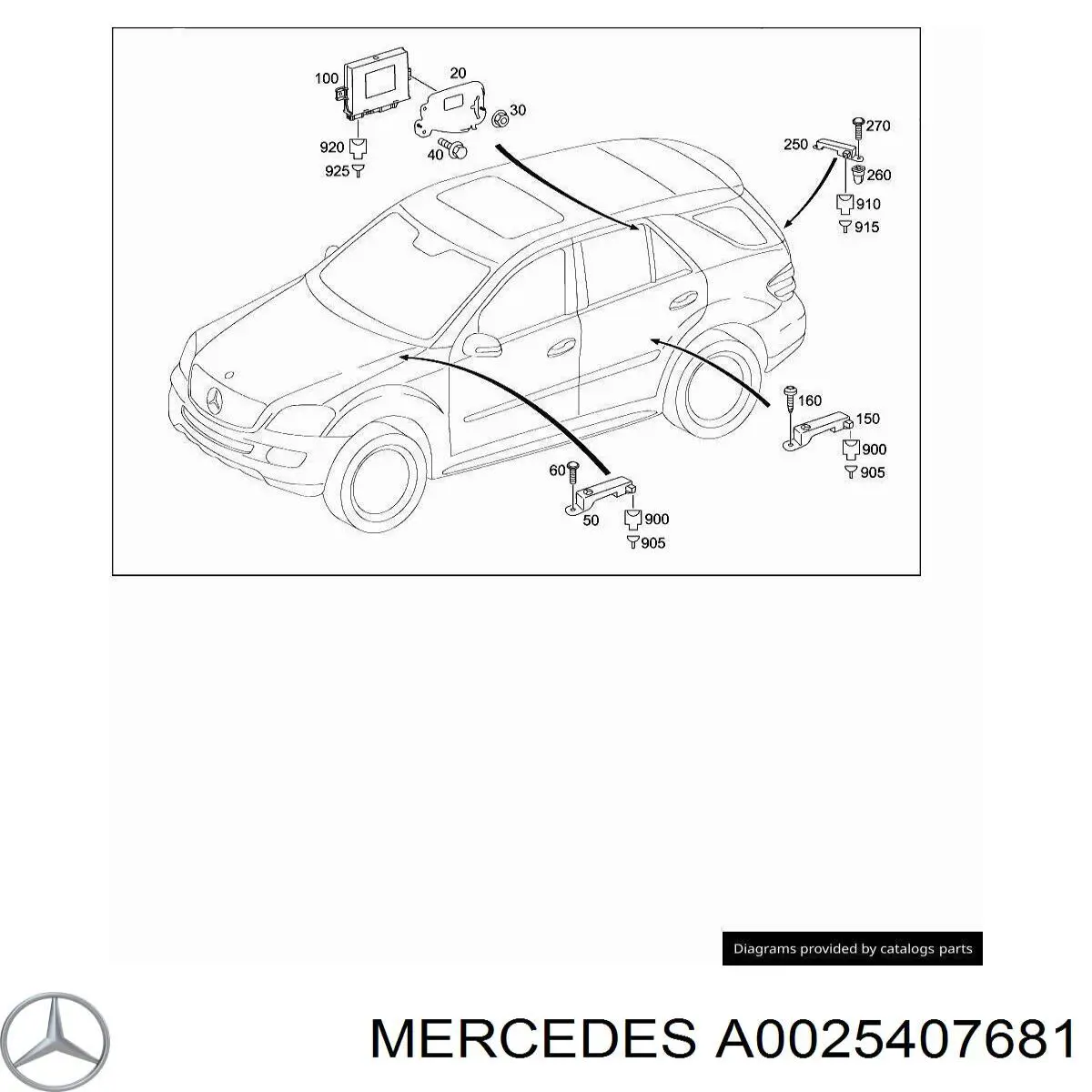  0025407681 Mercedes