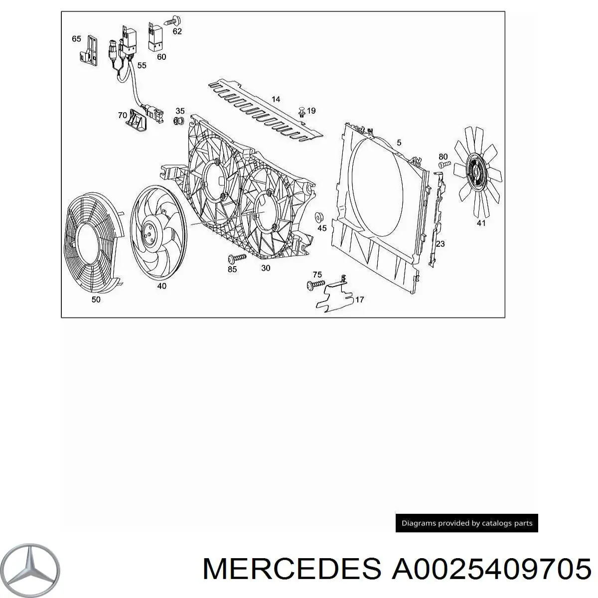  A0025409705 Mercedes