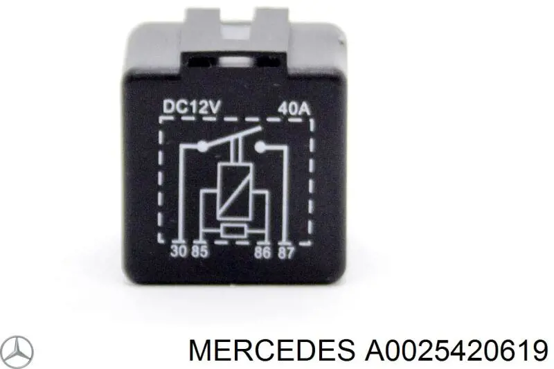 Реле вентилятора Mercedes A0025420619 ціна, від 1.41 USD
