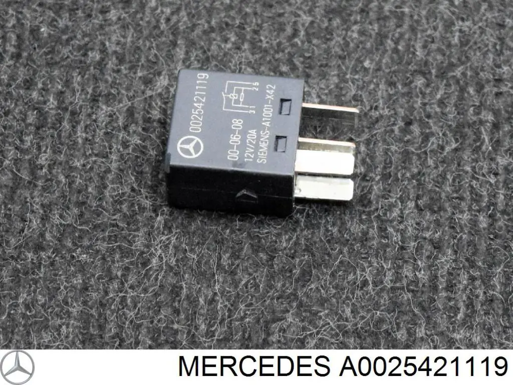 Купити A0025421119 Mercedes Реле вентилятора