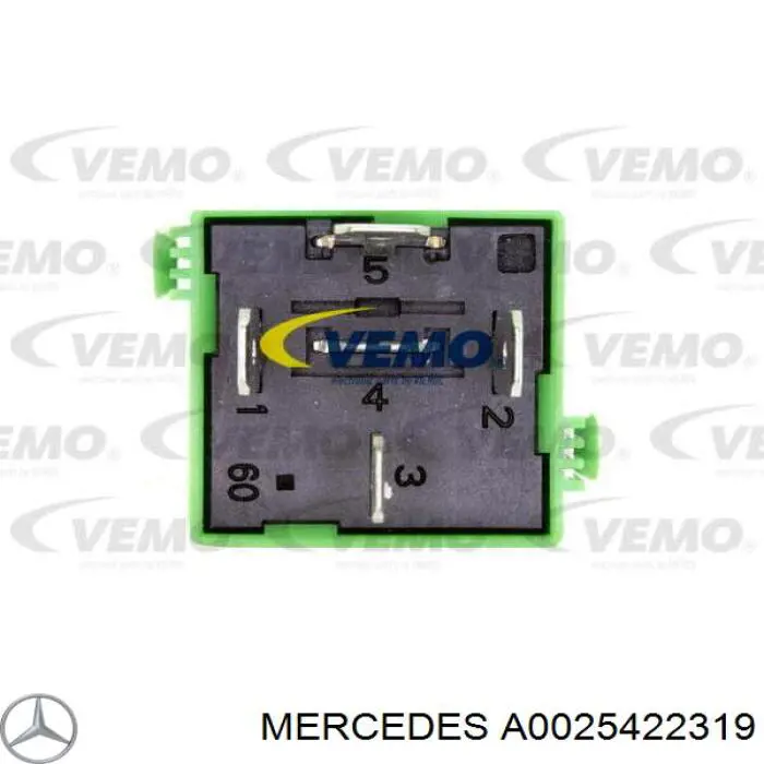 Реле компресора пневмопідвіски Mercedes A0025422319