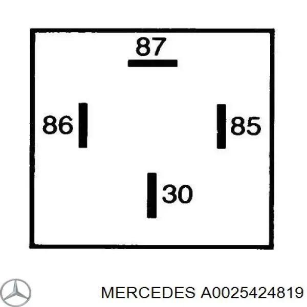  A0025424819 Mercedes