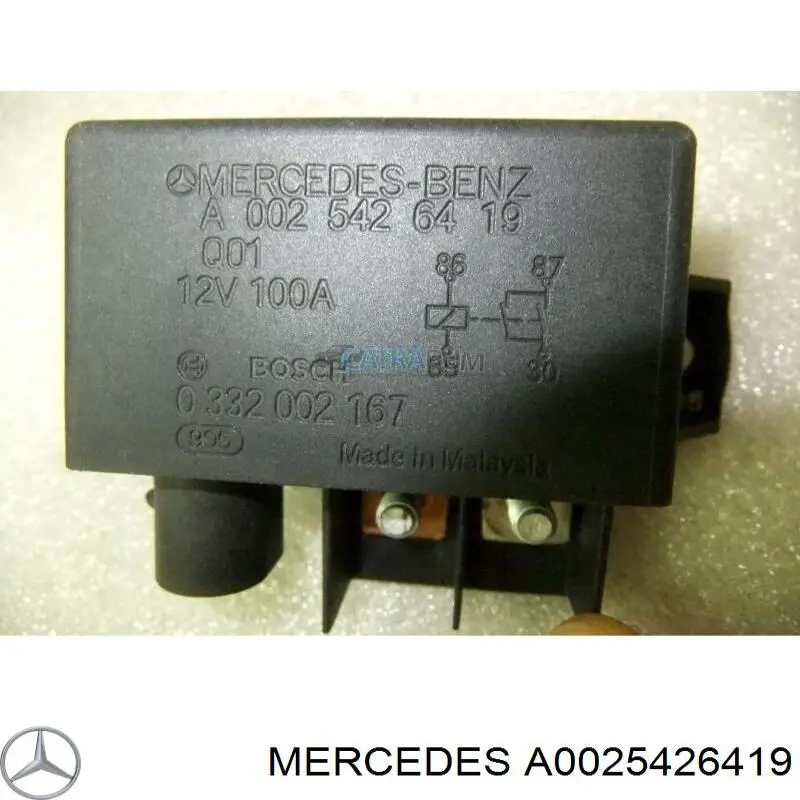 Реле високого струму A0025426419 Mercedes