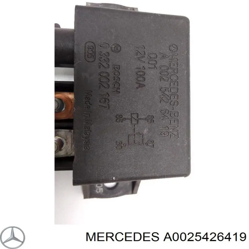Реле високого струму Mercedes A0025426419 ціна, від 8.87 USD