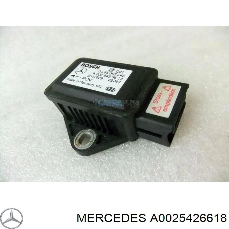 Датчик поперечного прискорення (ESP) Mercedes A0025426618 ціна, від 6.33 USD