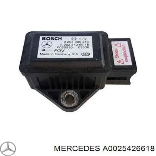 A0025426618 Mercedes датчик поперечного прискорення (esp)