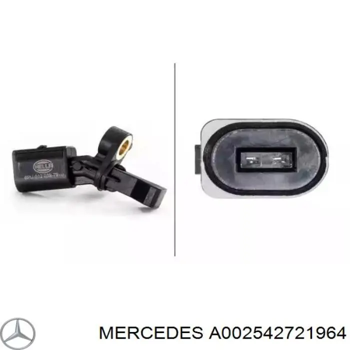 A002542721964 Mercedes реле електричне багатофункціональне