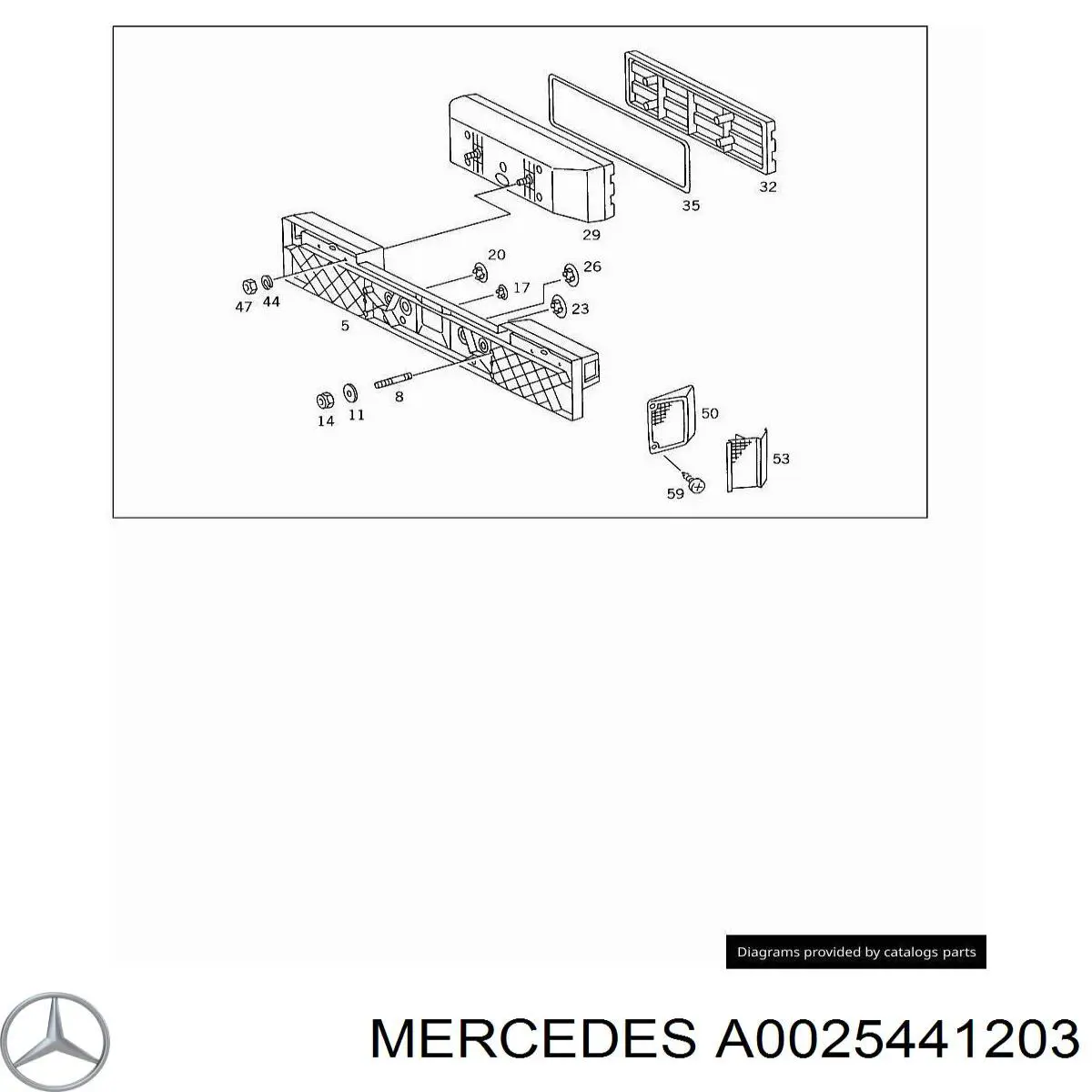 Ліхтар задній правий на Mercedes Truck T2/LN1 (667, 668, 669, 670)