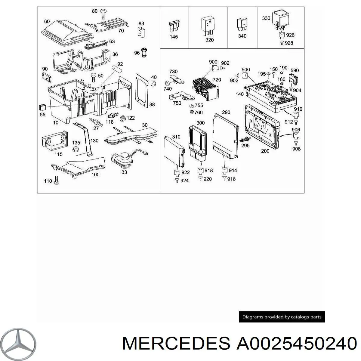  A0025450240 Mercedes