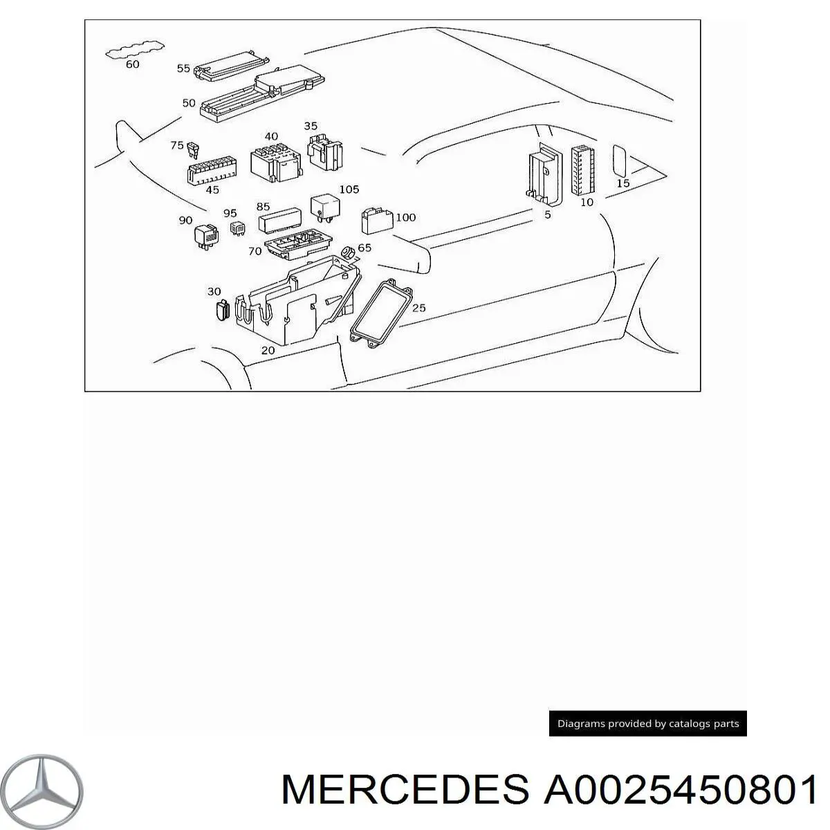 Купити A0025450801 Mercedes 