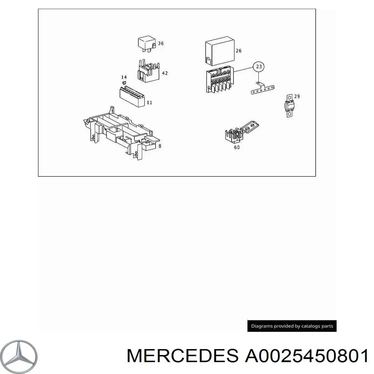  Mercedes A0025450801 ціна, від 3.04 USD