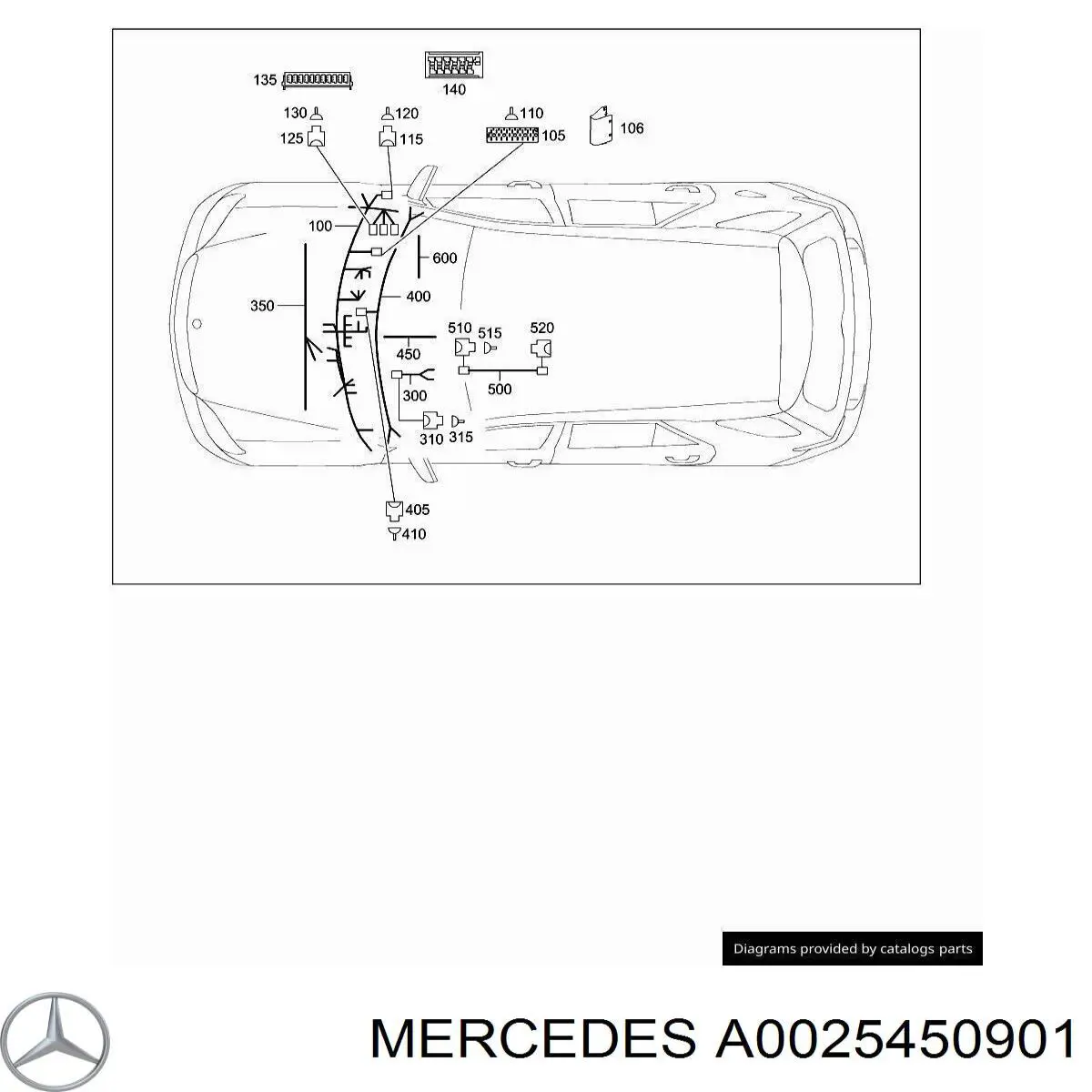  A0025450901 Mercedes