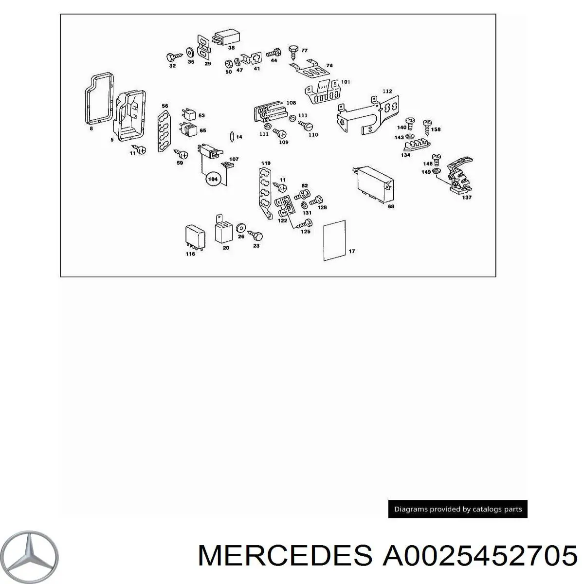  0025452705 Mercedes