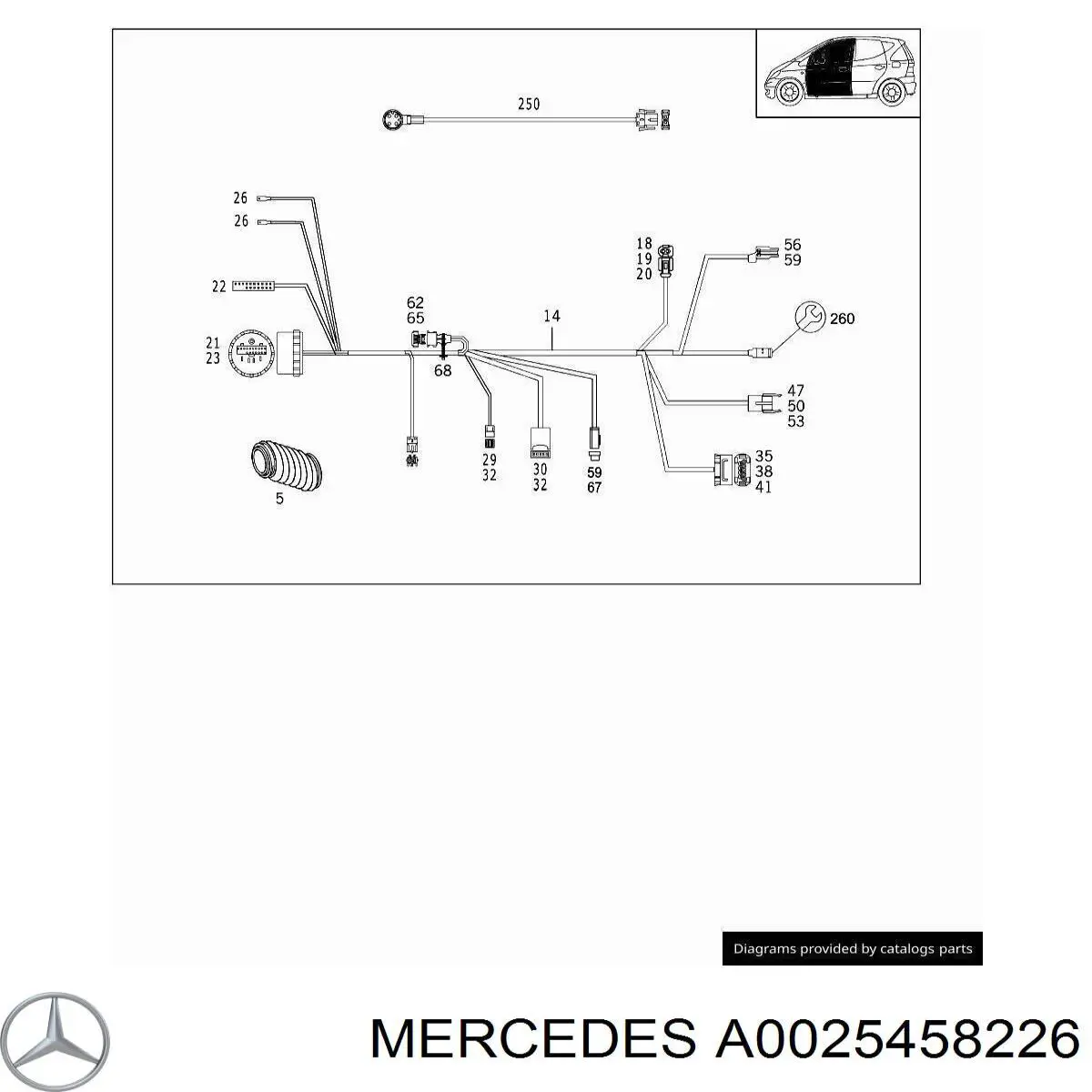 A0025458226 Mercedes 