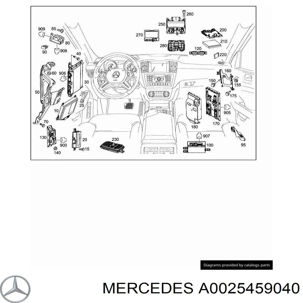  A0025459040 Mercedes