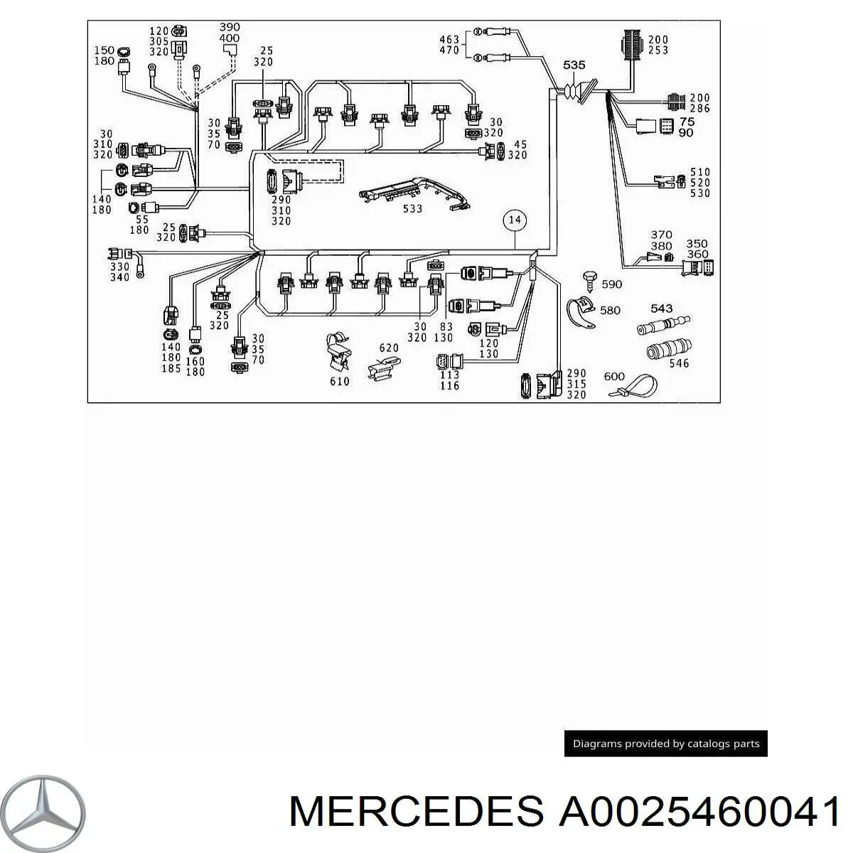  Mercedes A0009829210 ціна, від 1.53 USD